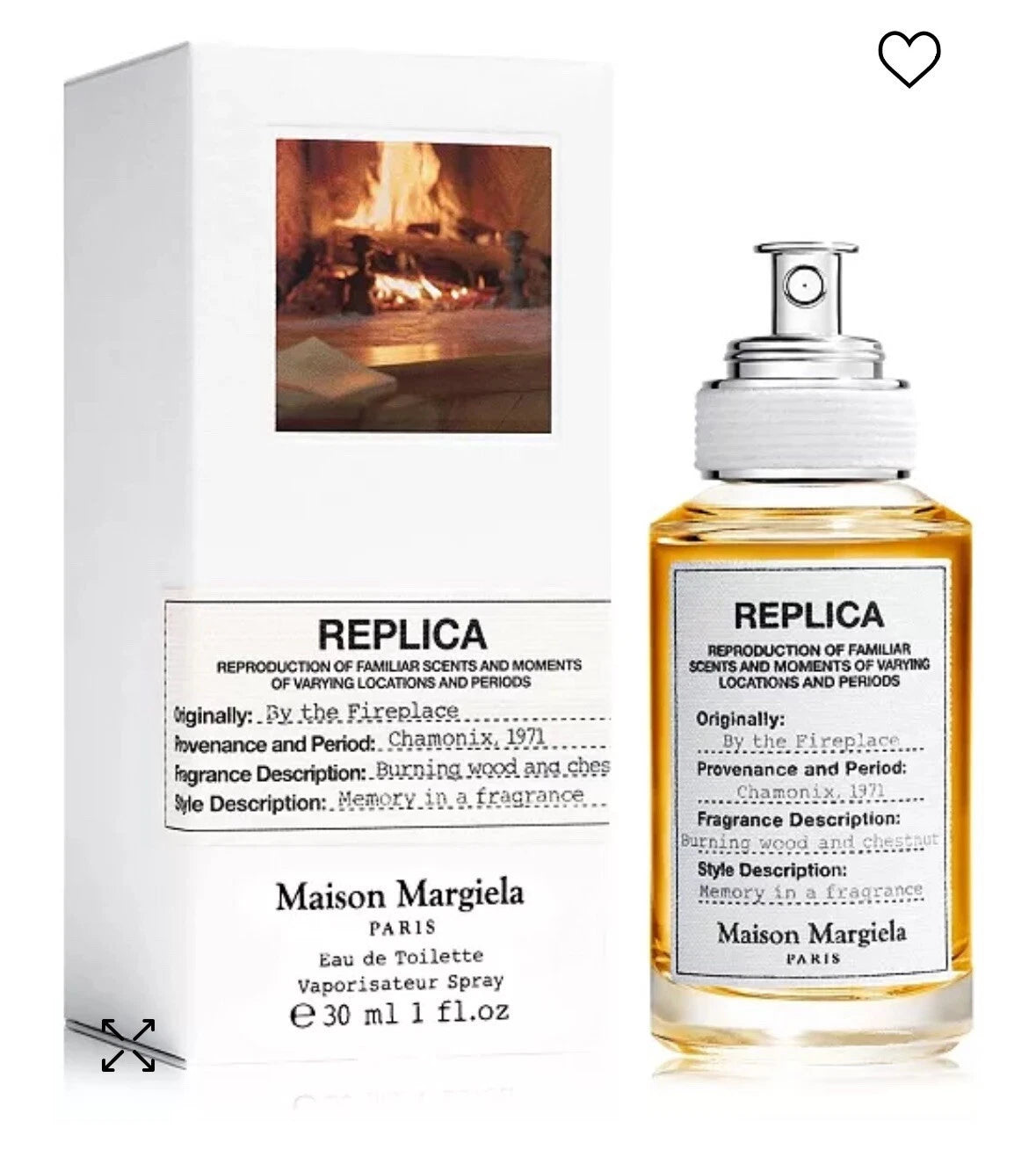 Maison Margiela REPLICA By the Fireplace Eau de Toilette 3.4 oz / 100 mL — New & Sealed