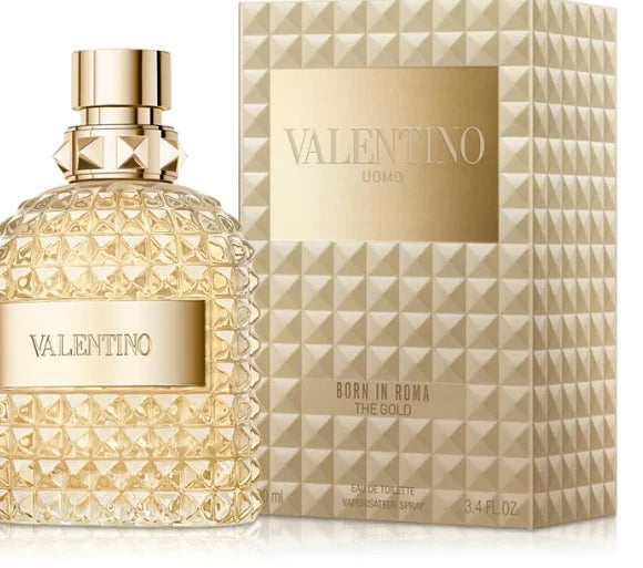 Valentino Uomo Born In Roma The Gold Eau de Toilette 100 mL / 3.4 oz for Men – Original & Authentic