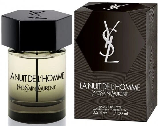 Yves Saint Laurent La Nuit De L'Homme Eau de Toilette 3.3 oz / 100 mL — Men's Fragrance — New & Sealed