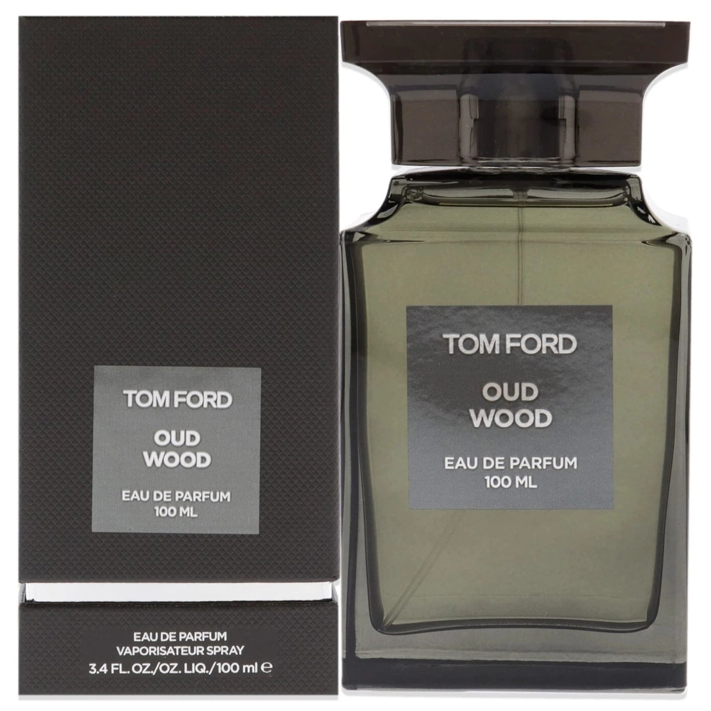 Tom Ford Oud Wood Eau de Parfum 3.4 oz / 100 mL Unisex Fragrance Spray – Black – Original & Authentic