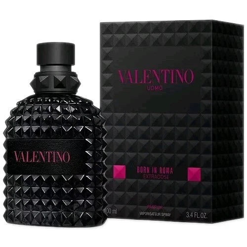 Valentino Uomo Born in Roma Extradose Eau de Parfum 3.4 oz / 100 mL for Men – 100% Original