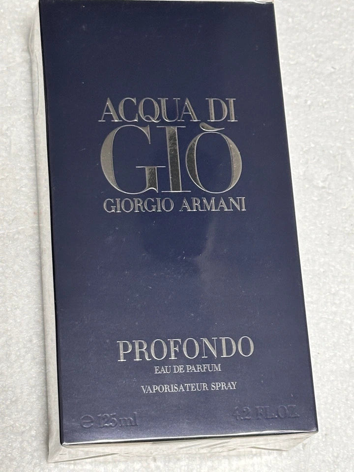 Giorgio Armani Acqua di Giò Profondo Eau de Parfum 4.2 oz / 125 ml for Men – Original
