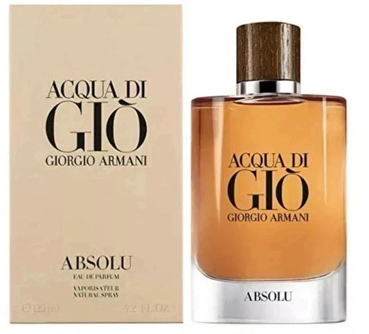 Giorgio Armani Acqua di Giò Absolu Eau de Parfum Spray for Men 4.2 oz / 125 ml