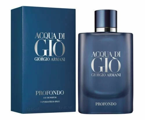 Giorgio Armani Acqua di Giò Profondo Eau de Parfum 4.2 oz / 125 ml for Men – Original